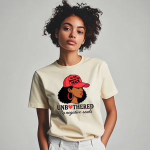 Unbothered By Negative Souls T-Shirt, Motivational T-shirt, Statement Tee, Uplifting Tee