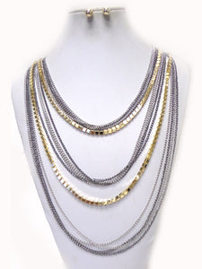 Multi-Layered Necklace Set